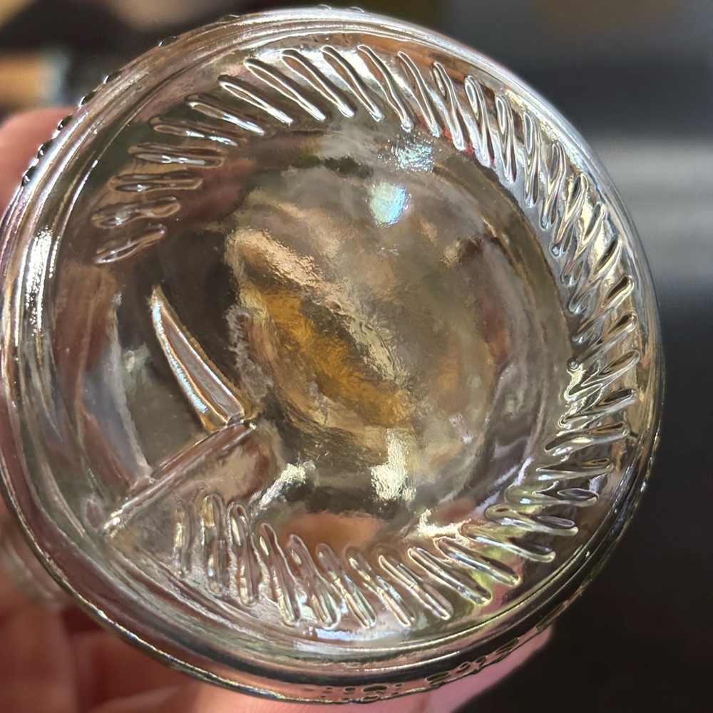 Vintage Glass Bottle Treasure Chest Trinkets - Picture 7 of 12